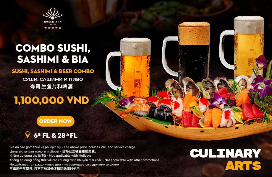 ИДЕАЛЬНОЕ ВКУСОВОЕ КОМБИНИРОВАНИЕ - САШИМИ И СВЕЖЕЕ ПИВО.